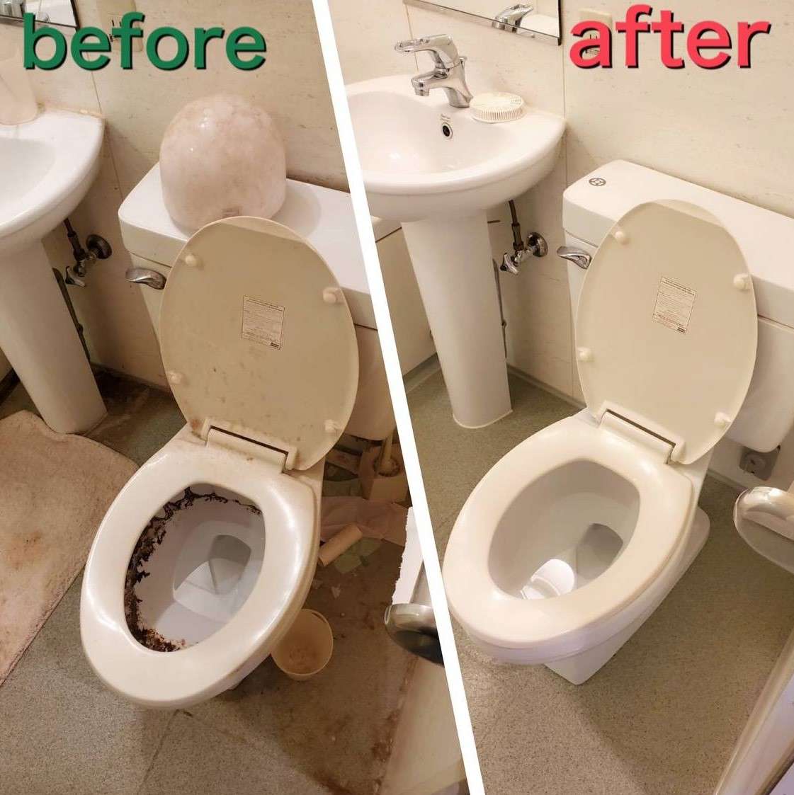 東京都内で行ったトイレ清掃